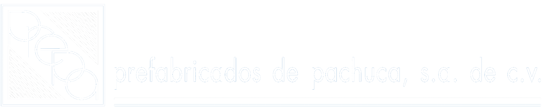 Logo de prefabricados de pachuca S.A. de C.V.